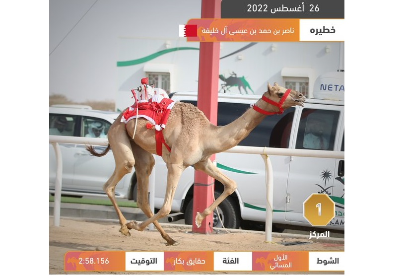 الشيخ ناصر آل خليفة يقص شريط الرموز لمهرجان ولي عهد السعودية