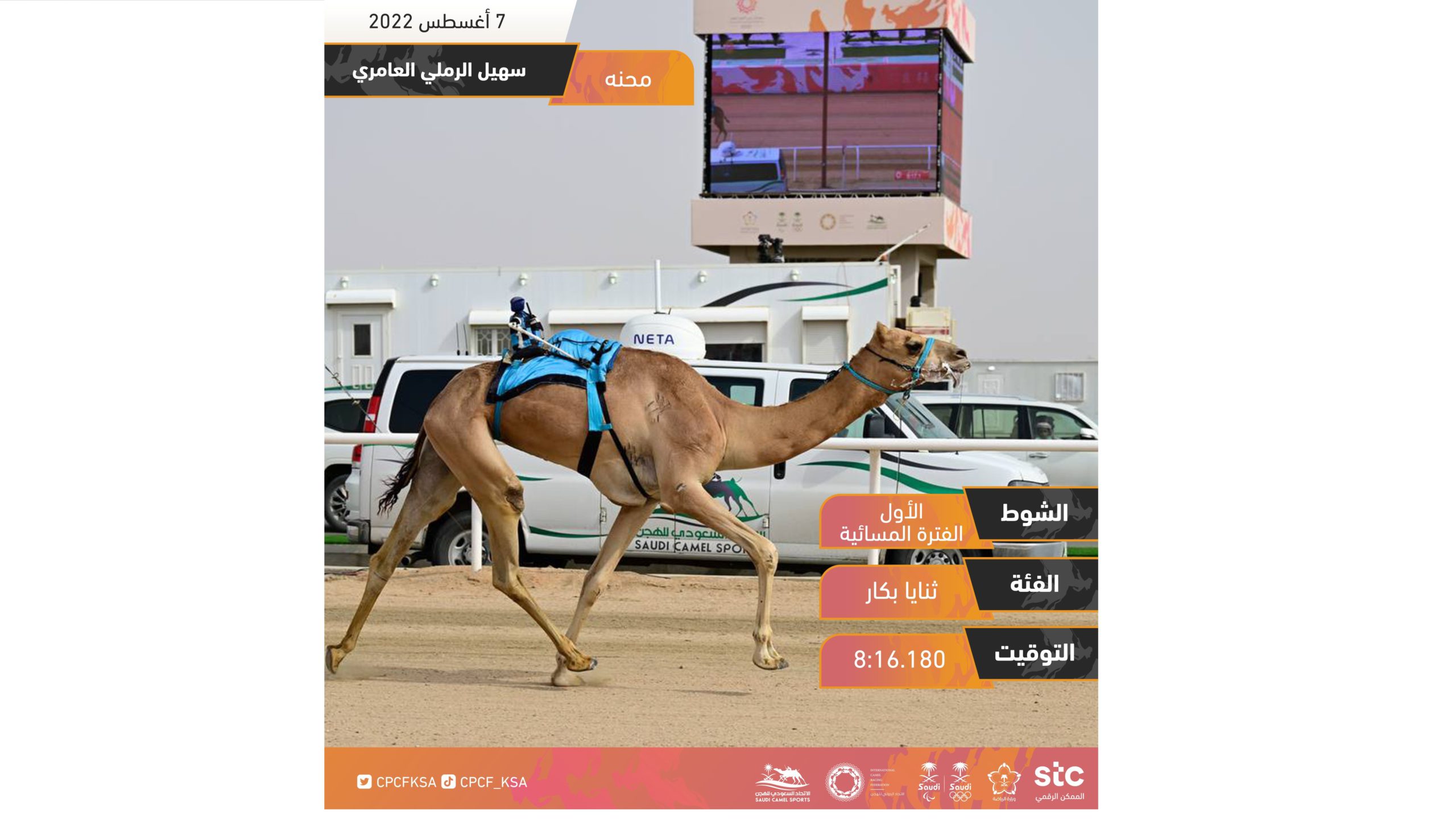 بالرملي العامري يسيطر على صدارة الثنايا بكار وقعدان